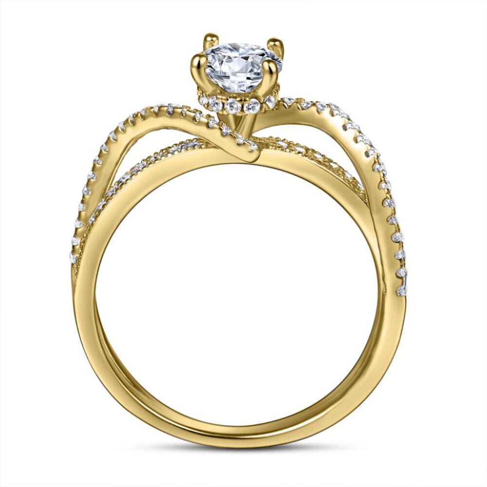 Celtic Knot Ring Gold Plated - Image 3