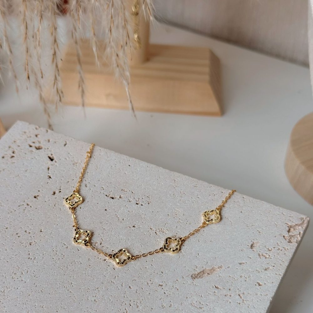 Mini Clover Gold Bracelet